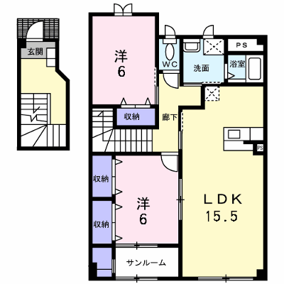 イースト・ウインディー 202【管理NO：1-013088001-02020】 ★家具家電は申し込み後に搬入します★ ★2026年11月下旬入居可能★の外観画像