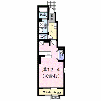 リファインドⅢ 101【管理NO：1-015340301-01010】 ★家具家電は申し込み後に搬入します★ ★2026年11月下旬入居可能★の外観画像