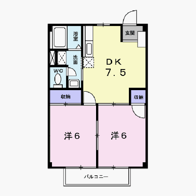 グランヒル愛子Ｂ 201【管理NO：1-003397002-02010】 ★家具家電は申し込み後に搬入します★ ★2026年10月下旬入居可能★の外観画像