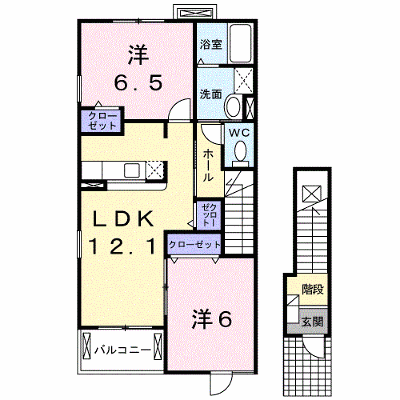 コール　カーサ 201【管理NO：1-015500201-02010】 ★家具家電は申し込み後に搬入します★ ★2026年11月下旬入居可能★の外観画像