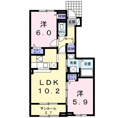 ハッピーフィールド　あじさい館 102【管理NO：1-021997601-01020】 ★家具家電は申し込み後に搬入します★ ★2026年11月下旬入居可能★の外観画像