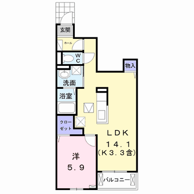 ジェルメ・ブリーズⅡ 103【管理NO：1-024790202-01030】 ★家具家電は申し込み後に搬入します★ ★2026年10月下旬入居可能★の外観画像