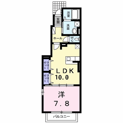 プリムローズ 102【管理NO：1-016567101-01020】 ★家具家電は申し込み後に搬入します★ ★2026年11月下旬入居可能★の外観画像