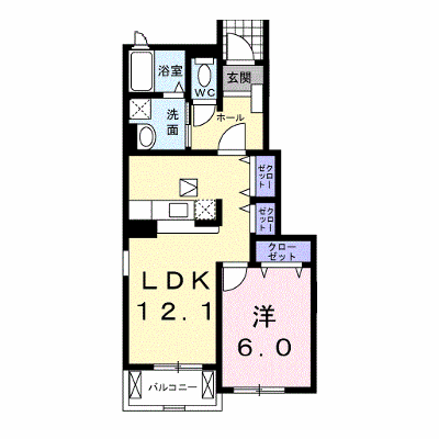 ソレイユＫ２ 103【管理NO：1-013859701-01030】 ★家具家電は申し込み後に搬入します★ ★2026年11月上旬入居可能★の外観画像