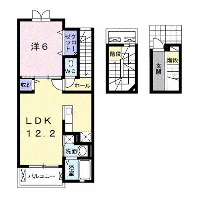 ローズ 303【管理NO：1-018653401-03030】 ★家具家電は申し込み後に搬入します★ ★2026年10月下旬入居可能★の外観画像