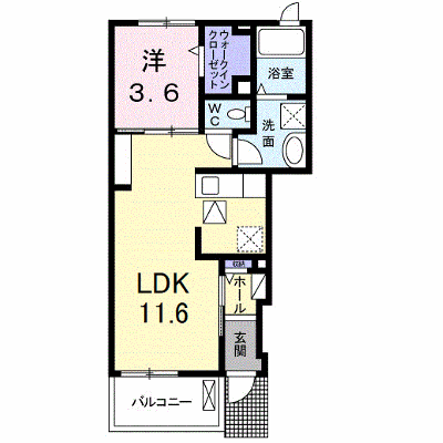 メゾン・ヴァリエ 103【管理NO：1-023780901-01030】 ★家具家電は申し込み後に搬入します★ ★2026年10月下旬入居可能★の外観画像