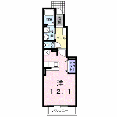 カレント　Ｃ 103【管理NO：1-016853601-01030】 ★家具家電は申し込み後に搬入します★ ★2026年12月中旬入居可能★の外観画像