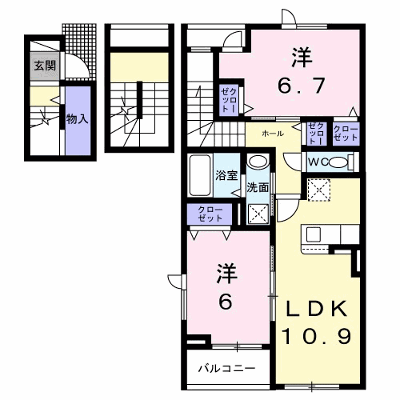 シーパレス弐番館 303【管理NO：1-026942401-03030】 ★家具家電は申し込み後に搬入します★の外観画像