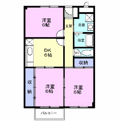 エルディム古谷 203【管理NO：1-001462101-02030】 ★家具家電は申し込み後に搬入します★ ★2026年11月中旬入居可能★の外観画像