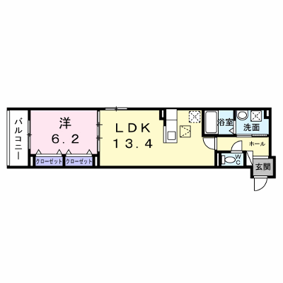ヴァン・ヴェール 103【管理NO：1-028694701-01030】 ★家具家電は申し込み後に搬入します★ ★2027年04月上旬入居可能★の外観画像