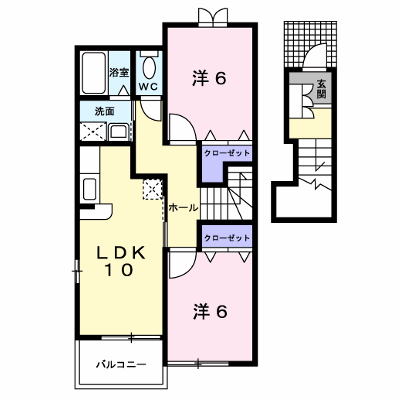 パレス　ブルー・マウンテンＡ 202【管理NO：1-012437301-02020】 ★家具家電は申し込み後に搬入します★ ★2026年11月中旬入居可能★の外観画像