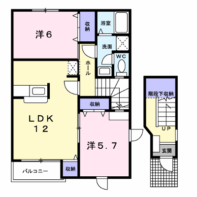 プラシード　ガーデン　Ｃ 202【管理NO：1-012240903-02020】 ★家具家電は申し込み後に搬入します★ ★2026年11月下旬入居可能★の外観画像