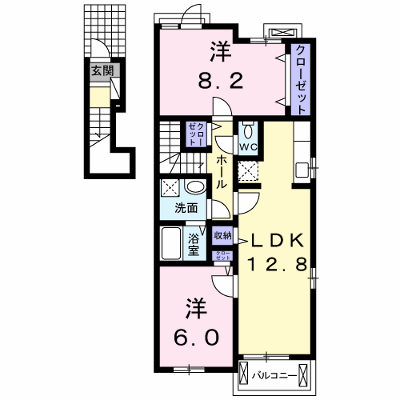 フローラ　ひまわり 201【管理NO：1-022204801-02010】 ★家具家電は申し込み後に搬入します★の外観画像