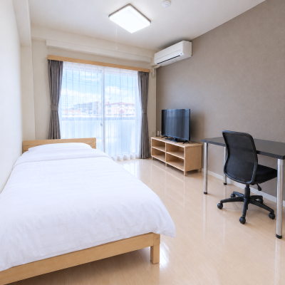 【J’sマンスリー橋本 305】10月27日より入居可🌟厚さ20㎝高密度ポケットコイルマットレス使用！最寄り駅徒歩6分・橋本駅始発あり！新横浜駅まで直通約35分☆【インターネット無料】の外観画像