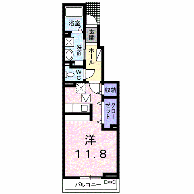 プリムローズ 103【管理NO：1-022546701-01030】 ★家具家電は申し込み後に搬入します★ ★2026年11月下旬入居可能★の外観画像
