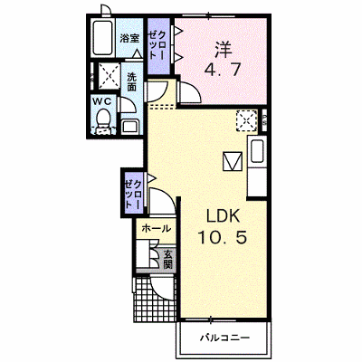 グランシャトーＩｎｏ　Ⅱ 102【管理NO：1-013651301-01020】 ★家具家電は申し込み後に搬入します★ ★2026年11月中旬入居可能★の外観画像