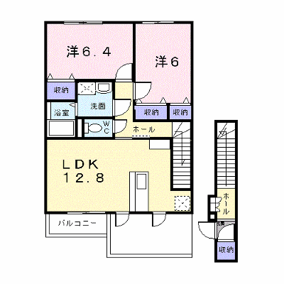 プリムラ 201【管理NO：1-013061001-02010】 ★家具家電は申し込み後に搬入します★ ★2026年11月中旬入居可能★の外観画像