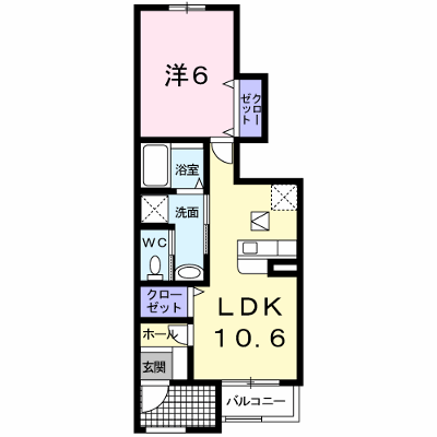Ｋ・Ｕ・３Ａ 102【管理NO：1-013125201-01020】 ★家具家電は申し込み後に搬入します★ ★2026年11月中旬入居可能★の外観画像