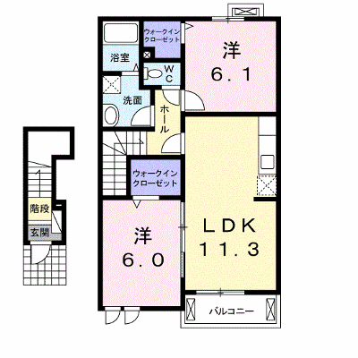 プルメリア　ガーデン　Ｃ 202【管理NO：1-016440603-02020】 ★家具家電は申し込み後に搬入します★ ★2026年12月中旬入居可能★の外観画像