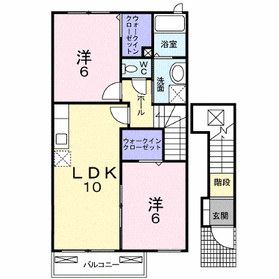 パレドール大山 203【管理NO：1-015044901-02030】 ★家具家電は申し込み後に搬入します★ ★2026年12月上旬入居可能★の外観画像
