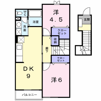 ＡＭＩＴＹ１１８ 203【管理NO：1-011380401-02030】 ★家具家電は申し込み後に搬入します★ ★2026年11月上旬入居可能★の外観画像
