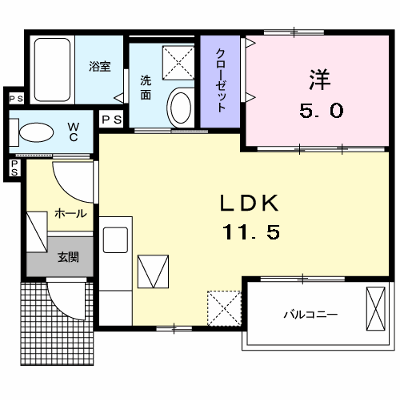 クレール　シャルマン 103【管理NO：1-021248901-01030】 ★家具家電は申し込み後に搬入します★ ★2026年12月中旬入居可能★の外観画像