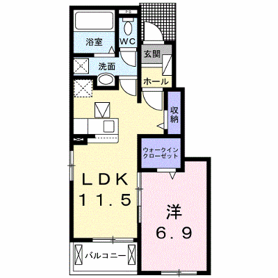 フォンテーヌ・Ｓ 105【管理NO：1-026732601-01050】 ★家具家電は申し込み後に搬入します★ ★2026年11月上旬入居可能★の外観画像