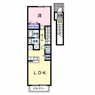 サザンクロス 203【管理NO：1-012693101-02030】 ★家具家電は申し込み後に搬入します★ ★2026年11月上旬入居可能★の外観画像