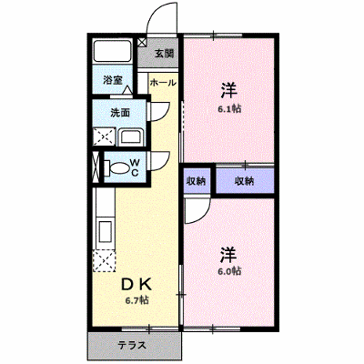 ニューエルディム宮島 103【管理NO：1-005205701-01030】 ★家具家電は申し込み後に搬入します★ ★2026年11月上旬入居可能★の外観画像
