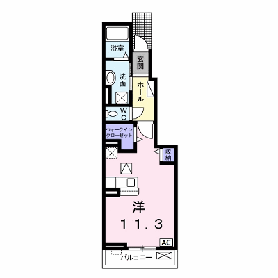 ノイ・クレイン 102【管理NO：1-025565301-01020】 ★家具家電は申し込み後に搬入します★ ★2026年11月下旬入居可能★の外観画像