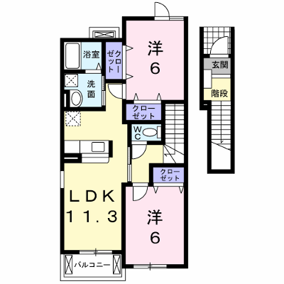 グレイスアべニューＳ・ＫⅠ 203【管理NO：1-013316101-02030】 ★家具家電は申し込み後に搬入します★の外観画像