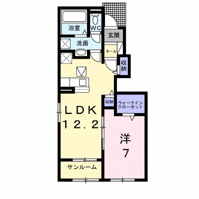 フォンターナ　Ａ 102【管理NO：1-026337001-01020】 ★家具家電は申し込み後に搬入します★ ★2026年10月下旬入居可能★の外観画像