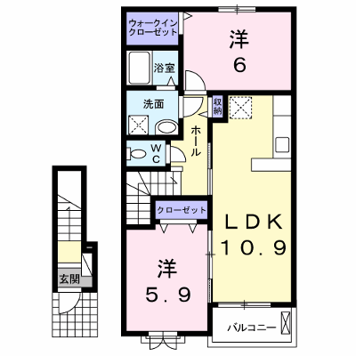ラピス　ラズリ 203【管理NO：1-021524401-02030】 ★家具家電は申し込み後に搬入します★の外観画像
