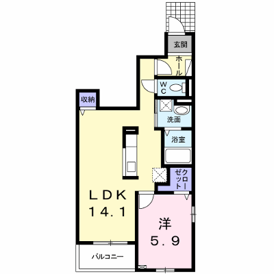 オアシス 101【管理NO：1-023301101-01010】 ★家具家電は申し込み後に搬入します★の外観画像