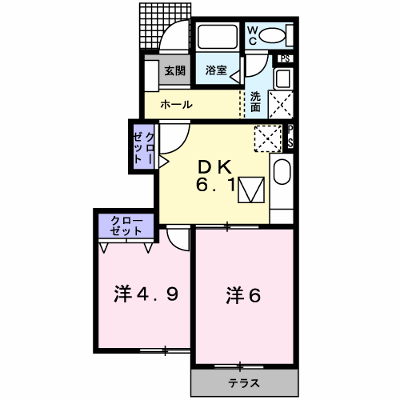 ポポラーレ・ミーチＡ 102【管理NO：1-012641801-01020】 ★家具家電は申し込み後に搬入します★ ★2026年11月下旬入居可能★の外観画像