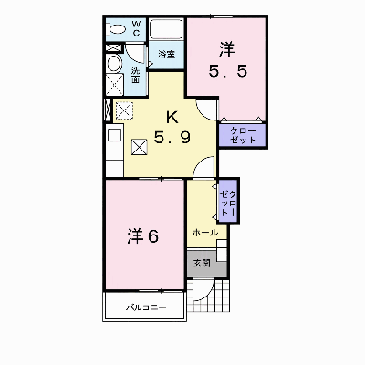 クレストール　一本木 102【管理NO：1-009685301-01020】 ★家具家電は申し込み後に搬入します★ ★2026年11月中旬入居可能★の外観画像