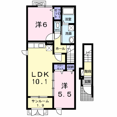 プラシード・カーサⅠ 201【管理NO：1-016131701-02010】 ★家具家電は申し込み後に搬入します★ ★2026年10月下旬入居可能★の外観画像