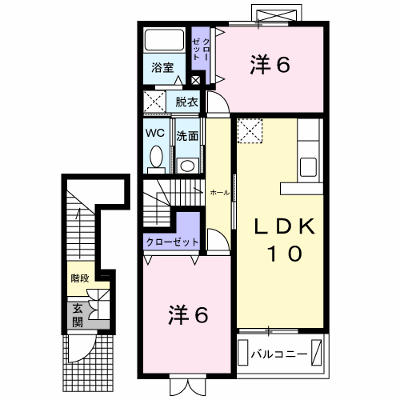 ミルキー・ウェイＢ 202【管理NO：1-012931302-02020】 ★家具家電は申し込み後に搬入します★ ★2026年11月中旬入居可能★の外観画像