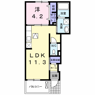 セイバリーＹ 102【管理NO：1-018581401-01020】 ★家具家電は申し込み後に搬入します★ ★2026年12月中旬入居可能★の外観画像