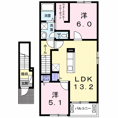 Ｏｒｉｚｏｎ　ＳⅡ 203【管理NO：1-023977302-02030】 ★家具家電は申し込み後に搬入します★ ★2026年12月中旬入居可能★の外観画像
