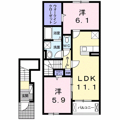 ハウスアイ　光 202【管理NO：1-026064001-02020】 ★家具家電は申し込み後に搬入します★ ★2026年12月中旬入居可能★の外観画像
