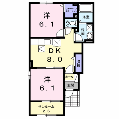 ヒルズ白浜Ⅱ 101【管理NO：1-020852002-01010】 ★家具家電は申し込み後に搬入します★ ★2026年11月下旬入居可能★の外観画像