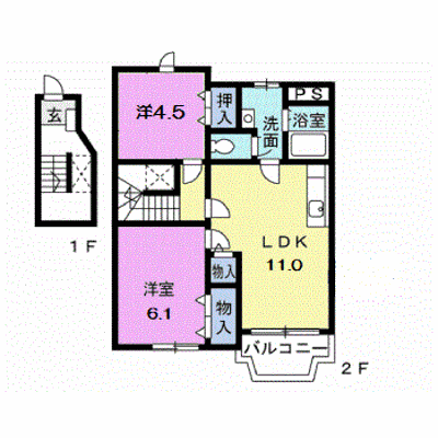 ヌーヴォー・マツダＢ 202【管理NO：1-011145902-02020】 ★家具家電は申し込み後に搬入します★ ★2026年12月上旬入居可能★の外観画像