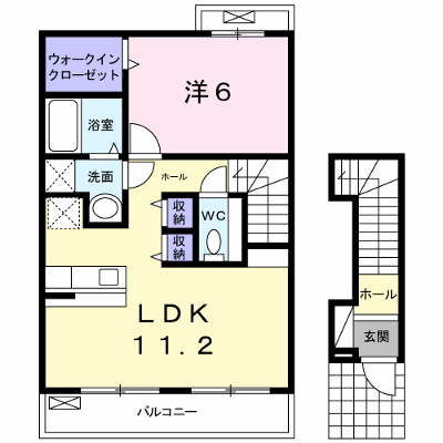 アネーロ　ヒルⅡ 202【管理NO：1-011942001-02020】 ★家具家電は申し込み後に搬入します★ ★2026年10月下旬入居可能★の外観画像