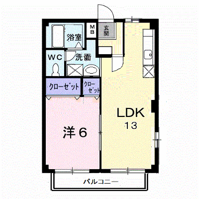 エルメス熊本Ⅰ 101【管理NO：1-005034701-01010】 ★家具家電は申し込み後に搬入します★ ★2026年11月中旬入居可能★の外観画像