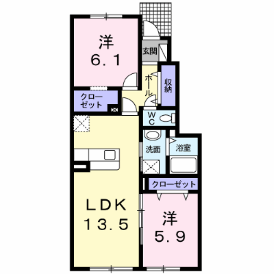 ひまわり 102【管理NO：1-018889701-01020】 ★家具家電は申し込み後に搬入します★ ★2026年12月中旬入居可能★の外観画像