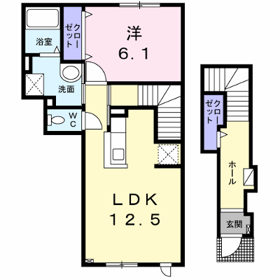 シャンティ 203【管理NO：1-022794801-02030】 ★家具家電は申し込み後に搬入します★の外観画像