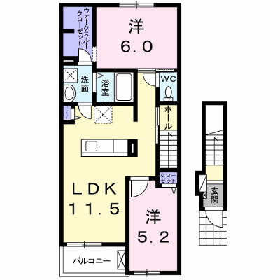 ブランドール東松島 202【管理NO：1-023166401-02020】 ★家具家電は申し込み後に搬入します★ ★2026年12月中旬入居可能★の外観画像