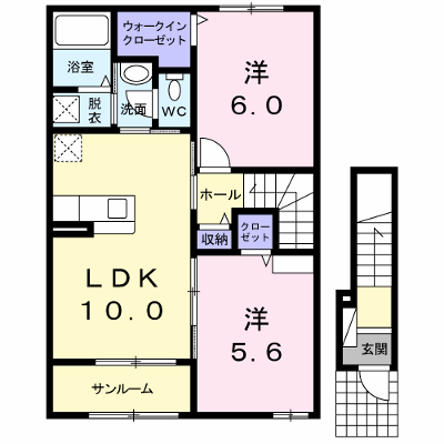アッシュ　ヒル　Ⅰ 203【管理NO：1-025082101-02030】 ★家具家電は申し込み後に搬入します★ ★2026年12月中旬入居可能★の外観画像