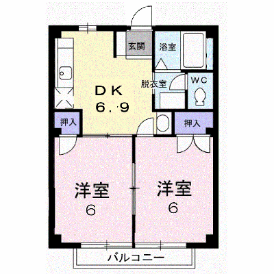 大喜多ハイツ 102【管理NO：1-006375701-01020】 ★家具家電は申し込み後に搬入します★ ★2026年11月下旬入居可能★の外観画像